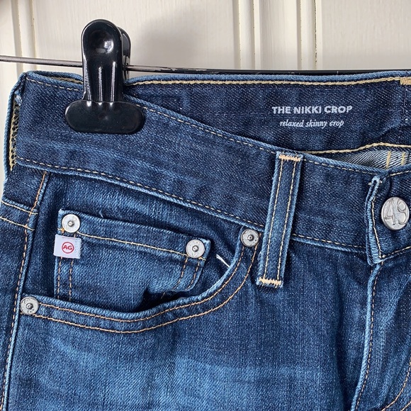 AG Adriano Goldschmied Nikki Crop Jean Size 24 - Picture 5 of 12
